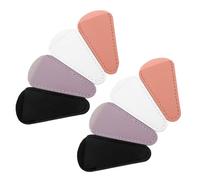 FIXOSHEE Fundas Protectoras para Tijeras de PU 8 Unidades, Cubierta Portátil para Puntas de Tijera, Funda de Cuero Sintético (, y), para Peluquería, Costura y Bordado