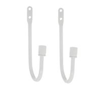 FIXOSHEE Gancho De Pared para Abrigos Ganchos De Pared Alzapaños para Cortinas Alzapaños De Bronce En Forma De U