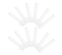 FIXOSHEE Ganchos Ajustables para Cortinas De Ventana y Puerta 25 Piezas Plástico Diseño Resistente Accesorios para Cortinas Uso Doméstico y Oficina