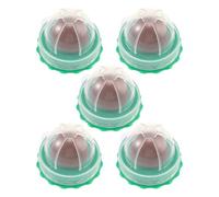 FIXOSHEE Golosinas para Lamer Gatos Hierba Gatera, Bolas de 12g, Paquete de 5 Piezas, Adhesivas para Pared, Snack Húmedo para Gatos en Casa