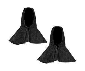 FIXOSHEE Gorras con Chal Protector para Cuello y Hombros, 2 Piezas, de Mezclilla Ajustables, Transpirable Prueba de Viento para Trabajos Industriales Aire Libre Color Color Aleatorio