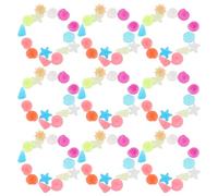 FIXOSHEE Guijarros Luminosos para Acuarios 15 CM 1000 Piedras Brillantes Forma de Concha Grava Decorativa Fluorescente para Jardín y Decoración Subacuática sin Electricidad