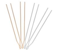 FIXOSHEE Horquillas Pelo DIY 125 Mm 4 Piezas Palitos Cabello Estilo Antiguo en Forma Materiales de Metal Color Dorado y Plateado Decoraciones para Tocados y Accesorios Multifuncionales