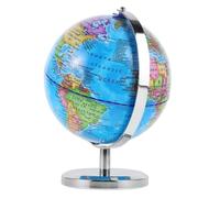 FIXOSHEE Hucha Globo Terráqueo Infantil Irrompible Vinilo Base Estable Capacidad Media para Ahorros Monedas y Billetes Decorativa Escritorio