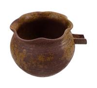 FIXOSHEE Jarra de Agua de Cerámica Cascada para Jardín Patio o Terraza Decoración Exterior de Cerámica Fuente de Jardín para Exteriores Aliviadero para Estanque