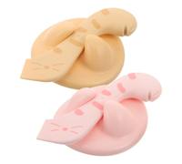 FIXOSHEE Juego de 2 Medidoras y Tapas Herméticas para Latas de Comida de Mascotas Fácil Limpieza Colores Amarillo y Rosa Abrelatas Multifunción para Perros y Gatos Accesorio Práctico