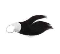 FIXOSHEE Juego de 30 Mechones de Cabello Humano Natural para Pruebas de Color y Aprendizaje en Tratamientos Capilares