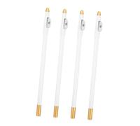 FIXOSHEE Juego de 4 Lápices Delineadores de Cejas y Barba con Sacapuntas Incorporado, Punta Fina, Resistente al Agua, para Hombres, Uso Diario y Actividades al Aire Libre