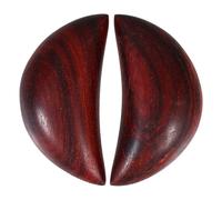 FIXOSHEE Juego de Copas de Adivinación de Madera Roja 2,5 (6,5x1,5 Cm) para Práctica Espiritual, Kit Sagrado Gua, Suministros para Tarot y Decoración Mística del Hogar