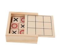 FIXOSHEE Juego de Mesa de Madera para Niños y Adultos, Tablero Portátil Piezas Organizadas, Fomenta el Razonamiento Lógico Planificación Estratégica, Adecuado para Reuniones Familiares