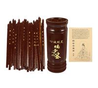 FIXOSHEE Juego de Palitos de Adivinación Chinos con Tubo de Bambú 100 Varitas Fortuna y Libro Guía Accesorio Tradicional para Uso Hogar Oficina y Actividades Espirituales