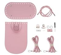 FIXOSHEE Kit de Accesorios para Mochila DIY Ratán, Piel Sintética y Bandas Elásticas, Incluye Materiales para Bolsos de Mano y Proyectos de Manualidades, Adecuado para Actividades