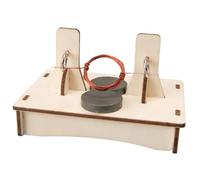 FIXOSHEE Kit de Motor de Corriente Continua de Madera para Niños, Juguete Científico DIY Educativo, Tamaño Estándar, Motor Eléctrico para Proyectos Escolares y Manualidades Stem, Completo