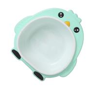 FIXOSHEE Lavabo Infantil Multifuncional de Plástico PP Grueso Diseño de Cara de Pollito Tamaño Pequeño Color Verde Adecuado para Lavar Cara Boca y Pies de Bebés Uso para Recién