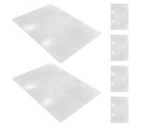 FIXOSHEE Lupa de Lectura A4 Ultrafina 6 Láminas 3X Lente Óptica de Plástico Transparente Lupa de Página Rectangular Portátil para Personas Mayores y Baja Visión Ayuda para Leer Mapas y