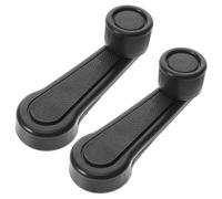 FIXOSHEE Manivela Manual Para Ventanas y Puertas 2 Piezas Mango Negro Fácil Instalación y Uso Versátil En Vehículos