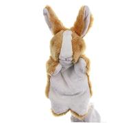 FIXOSHEE Marioneta de Mano Conejo de Peluche Marrón Suave para Cuentos Juguete para Fiestas rol