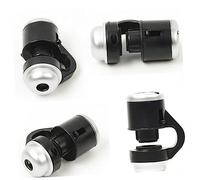 FIXOSHEE Microscopio Lupa Móvil Clip Negro 30x Luz Led Herramienta para Artesanía Joyería Coleccionistas Uso Portátil