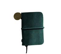 FIXOSHEE Mini Cuaderno Portátil para Oficina y Estudiantes de Notas Pequeño y Práctico Color Verde Oscuro para y Organización Diaria