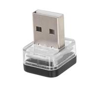 FIXOSHEE Mini Luz LED USB para Coche Azul Iluminación Ambiental Interior Alimentación USB Luces del Tablero del Coche Kit de Iluminación Ambiental para Automóvil Luz Discreta para