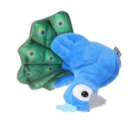 FIXOSHEE Mini Marioneta Dedo de Pavo Real Suave y Resistente Juguete Interactivo para Contar Historias rol Figura de Animal para Manos Pequeñas Regalo Seguro y Duradero