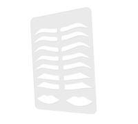 FIXOSHEE Molde Acrílico para Cejas Moldeador Multifuncional con Plantilla Práctica para Dibujo y Formación para Diferentes Formas Faciales y Técnicas de Microblading
