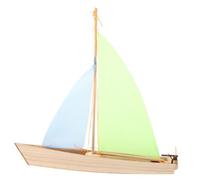 FIXOSHEE Molde de Barco de Vela de Madera Juguete de Modelismo Autoensamblable para Desarrollo Mental y Habilidades Manuales Color Aleatorio Color Aleatorio
