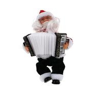FIXOSHEE Muñeco Santa Claus Eléctrico con y Baile Decoración Navideña Adorable para Escritorio Juguete Seguro para Festivo