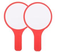 FIXOSHEE Paletas de Votación de Pizarra Blanca de Borrado Seco Tamaño A3 15X25 CM Color Rojo Tablero Portátil para Aulas Subastas y Juegos Educativos Paquete de 2 Unidades