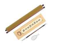 FIXOSHEE Paño para Escribir Caligrafía 15 M Cuadrícula de Arroz Set de 4 Piezas Reutilizable para Practicar Caligrafía China Incluye Cuaderno y Plato de Agua para Pintura Artística