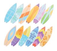 FIXOSHEE Pegatinas para Decoración de Tablones y Fiestas con Tema Hawaiano Adhesivos de Tabla de Surf y Resistentes para Manualidades y Decoración de Aula