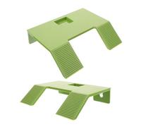 FIXOSHEE Plataforma para Tomar el Sol con Ventosa para Tortugas Acuáticas, Isla Flotante de Plástico Resistente, Tamaño Grande y Pequeño, Accesorio para Peceras y Terrarios de Reptiles