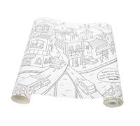 FIXOSHEE Póster Gigante para Colorear y Pintar Papel Resistente para Dibujo Creativo y Graffiti Infantil Actividades Escolares