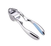 FIXOSHEE Prensa de de Aleación de Zinc Azul Diseño Ergonómico Curvado Trituradora Manual para Cocina Fácil de Limpiar y Resistente para sin Ensuciar las Manos