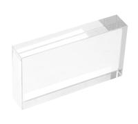 FIXOSHEE Prisma Rectangular de Vidrio Pequeño para Experimentos Científicos y Fotografía Herramienta Óptica para Enseñanza de Física Decorativo para Ventana y Jardín Prisma Cúbico Portátil