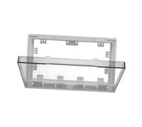 FIXOSHEE Protector de Enchufe Doble con Adhesivo para Interruptores Caja Antisalpicaduras para Baño y Cocina Diseño Seguro para Resistente y Fácil de Instalar