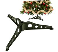 FIXOSHEE Puesto De Árbol De Navidad Base De Arbol De Navidad Artificial Soporte Falso Pie Exterior Auto Natural Estacional Moderno Apoyo Verde Abdominales