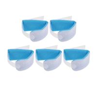 FIXOSHEE Pulseras de Identificación para Bebés 5 Piezas Pulseras Antipérdida de Esponja Suave para Recién Nacidos Ajuste Cómodo y Colores Distintivos para Hospital y Uso Diario