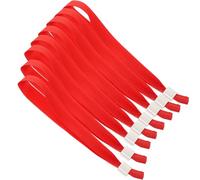 FIXOSHEE Pulseras de Seda para Eventos y Conciertos 10 Piezas Rojas Talla Única Ajustable Pulseras de Muñeca para Fiestas y Actividades al Aire Libre