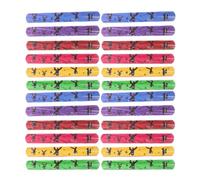 FIXOSHEE Pulseras Slap para Halloween 24 Piezas Diseños Ninja Coloridos de Pvc, Pulseras de Cumpleaños y Juegos Divertidos para Mejorar Coordinación y Habilidades Sociales en Fiestas