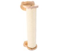 FIXOSHEE Rascador para Gatos Colgante de Sisal Duradero para Interiores Resistente para Cuidado de Fomenta Estiramiento y Hábitos Positivos Diseño Compacto para Jaulas y Pequeños