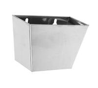 FIXOSHEE Recipiente Inoxidable para Recoger Tapas de Botella con Orificios de Drenaje Almacenamiento y Compacto para Exterior Interior para Reuniones y Fiestas
