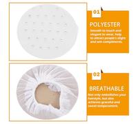 FIXOSHEE Red para Moño de Malla Elástica con Gemas de Imitación 6 Piezas 3 Negras y 3 Blancas Red Invisible para Moño de Ballet y Baile Adecuado para Niñas y Mujeres Danza y Fiestas