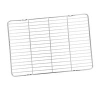 FIXOSHEE Rejilla para Hornear y Enfriar de Acero Inoxidable 34x24 Cm, Malla Metálica Fina Resistente, para Barbacoa y Cocina, Utensilio Multiusos para Hornear, Asar y Secar Alimentos