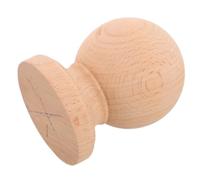 FIXOSHEE Remates de Madera sin Terminar para Escaleras y Postes de Cama Adornos Naturales para Bricolaje Compatibles con Rieles y Barras de Cortina Fácil Instalación Decoración Versátil