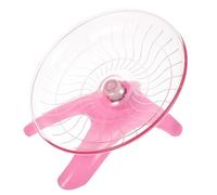 FIXOSHEE Rueda De Ejercicio Silenciosa para Hámster Diseño Disco, Material Plástico Resistente, Tamaño Mediano, Uso Jaulas para Jerbos y Roedores Pequeños