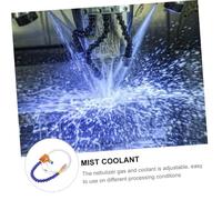 FIXOSHEE Sistema de Pulverización de Lubricación Multifunción para Torno Cnc y Fresado con Boquilla de Niebla Refrigerante Ajustable y Tubo de Aire de Corte y Enfriamiento Mecanizado de
