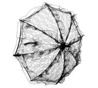 FIXOSHEE Sombrilla de Encaje Negra para Novias, Accesorio para Fotos de Boda y Disfraz de Dama, Paraguas Ligero y Ergonómico para Decoración y Sesiones Fotográficas