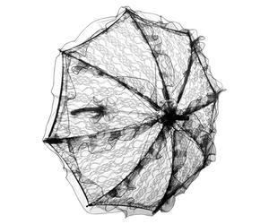 FIXOSHEE Sombrilla de Encaje Negra para Novias, Accesorio para Fotos de Boda y Disfraz de Dama, Paraguas Ligero y Ergonómico para Decoración y Sesiones Fotográficas