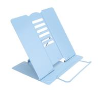 FIXOSHEE Soporte de Lectura Metálico A5 Mediano Color Azul Claro Atril Multifuncional para Libros y Partituras Estantería Portátil para Escritorio Adecuado Uso en Hogar U Oficina